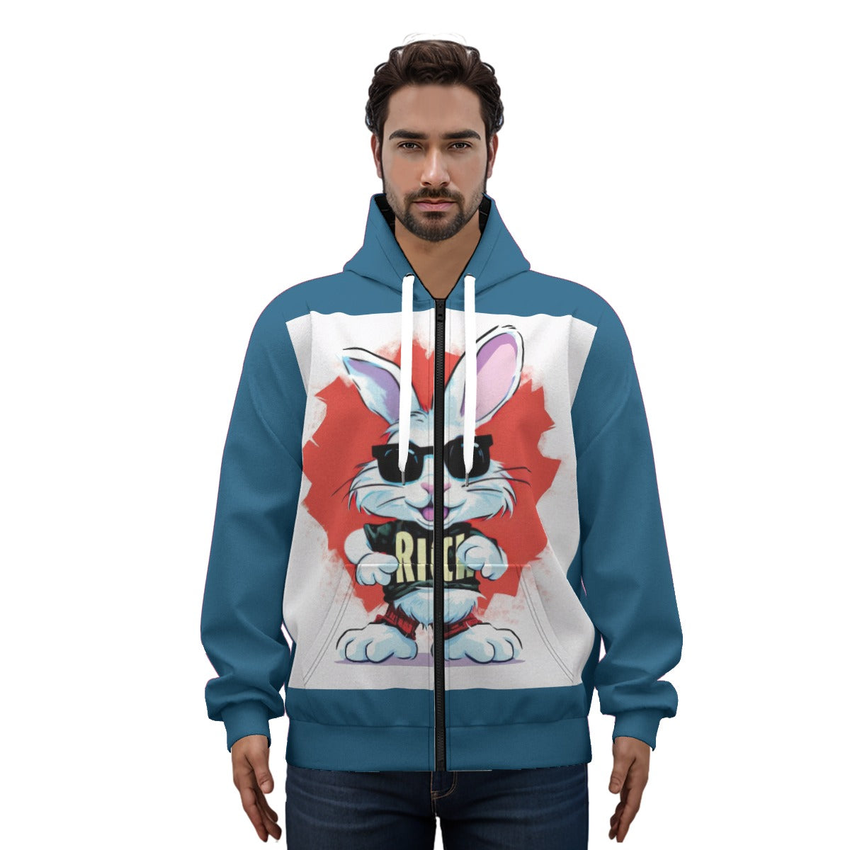 Unisex Cotton Pullover Hoodie With Zipper Closure - Premium Hoodies from Yoycol - Just $48! Shop now at Craftklart.store