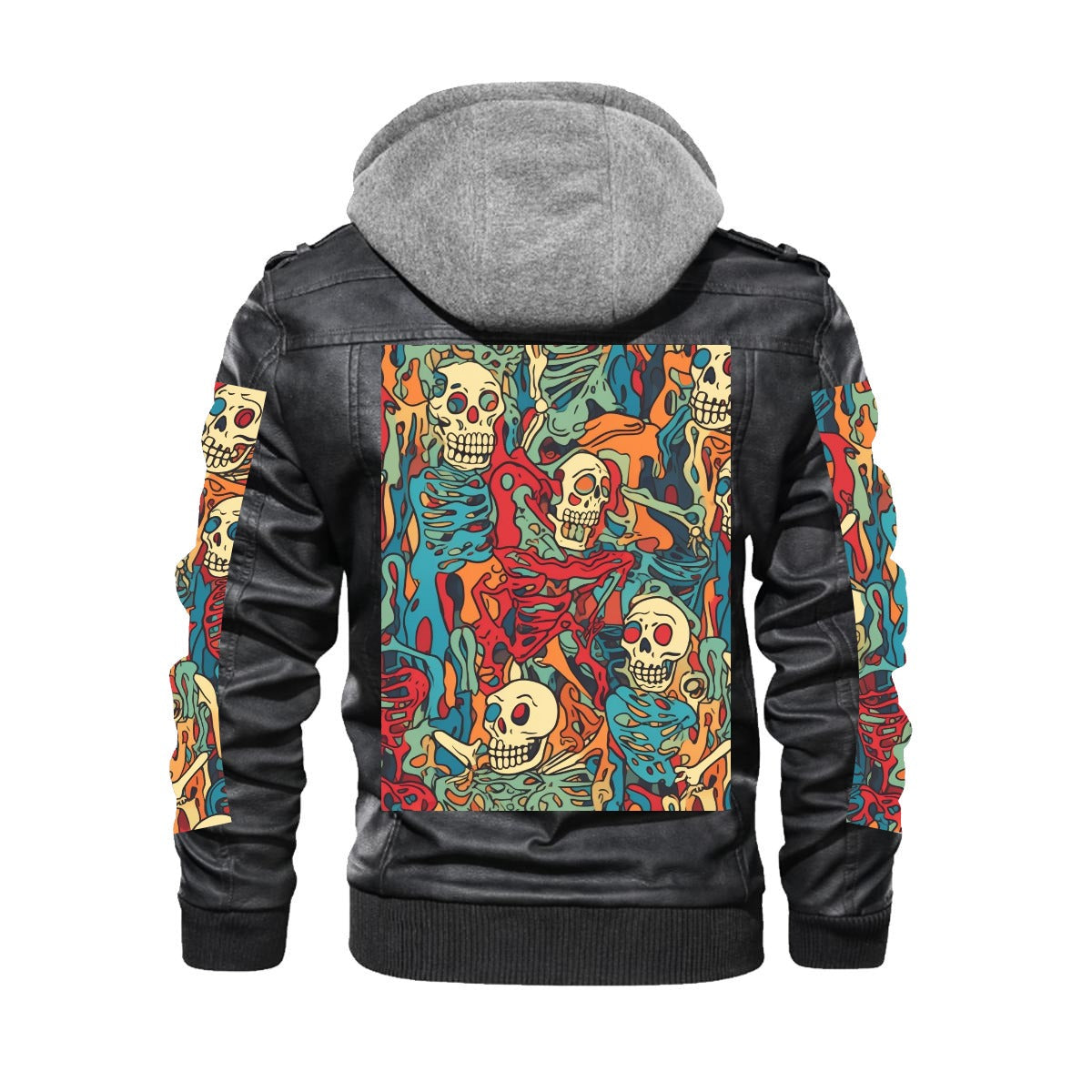 CKL Custom Men's Zip PU Leather Jacket