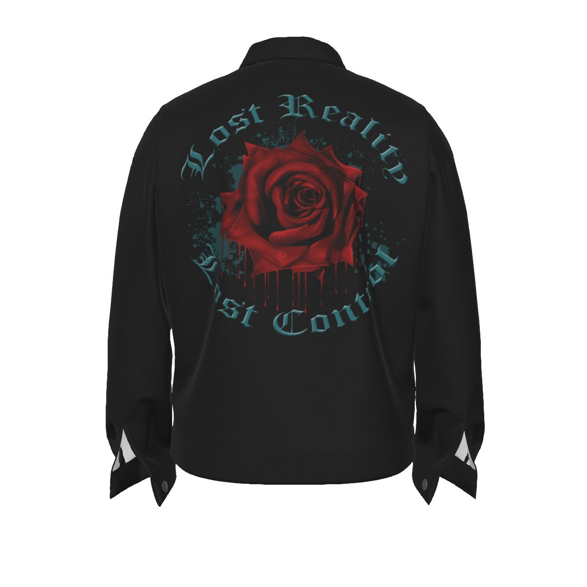 Black All-Over Print Unisex Lapel Jacket | 245GSM Cotton - Premium Jackets from Craftklart.store - Just $49.99! Shop now at Craftklart.store