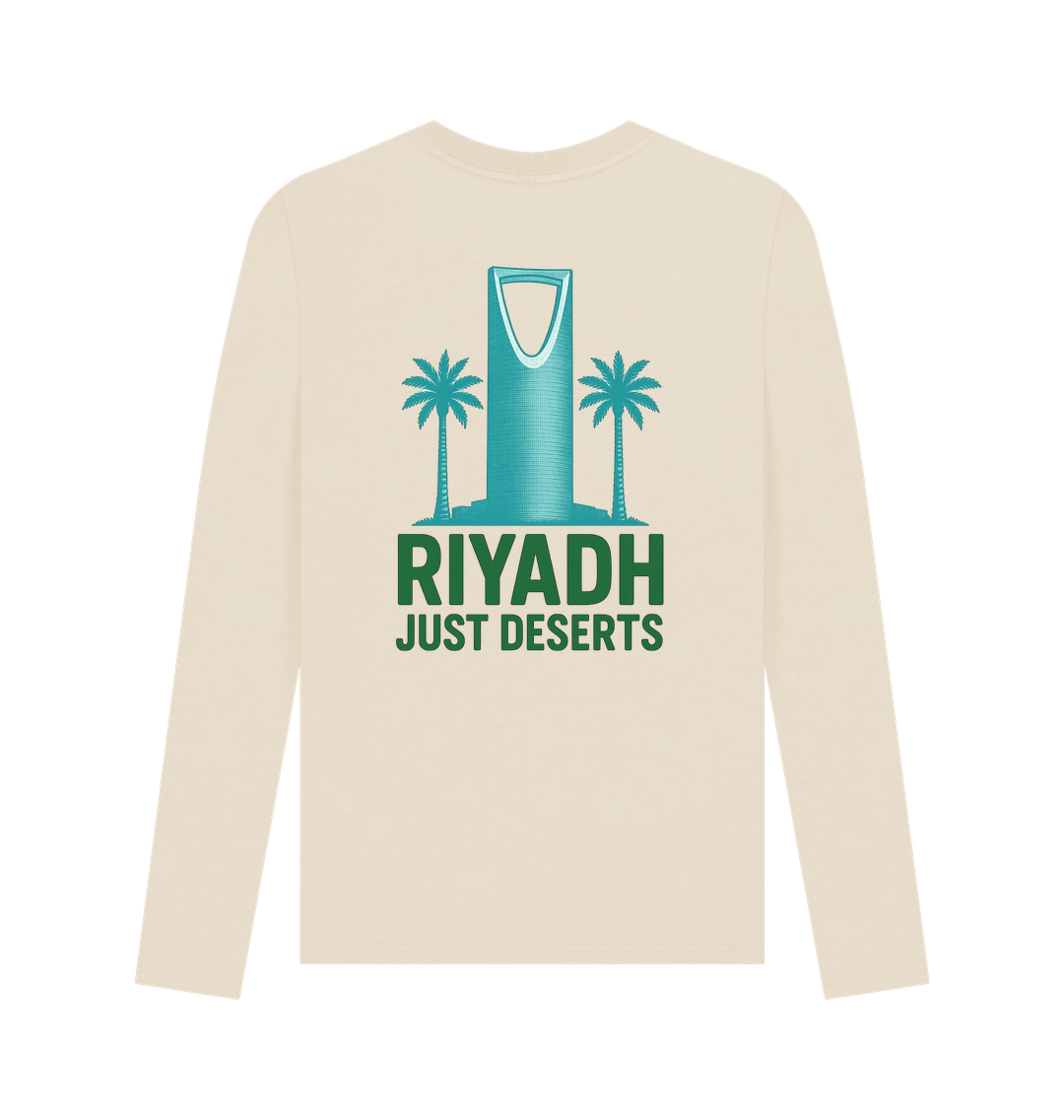 Oat Printed Long Sleeve T Shirt Back