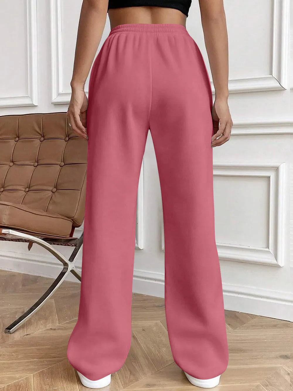 Drawstring Elastic Waist Pants with Pockets - Premium Pants from Trendsi - Just $26.74! Shop now at Craftklart.store