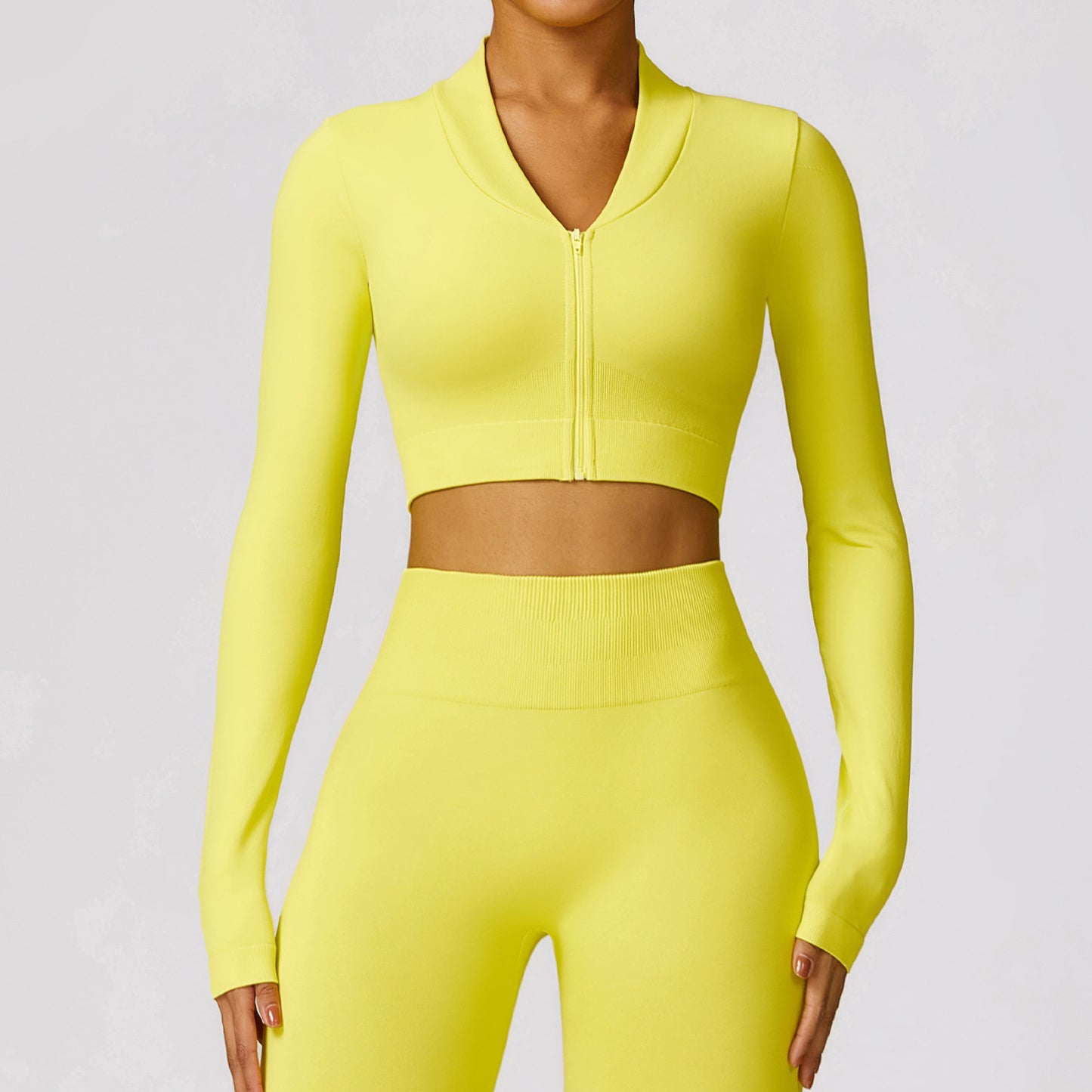 Winter Tight Seamless Long-sleeved Yoga Jacket - Craftklart.store