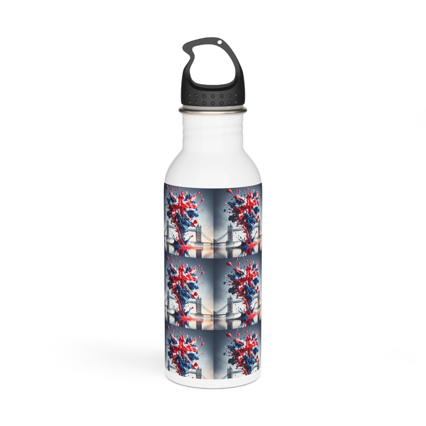 Patriotic Stainless Steel Water Bottle - Union Jack Design - Premium Water Bottle from Printify - Just $15.47! Shop now at Craftklart.store