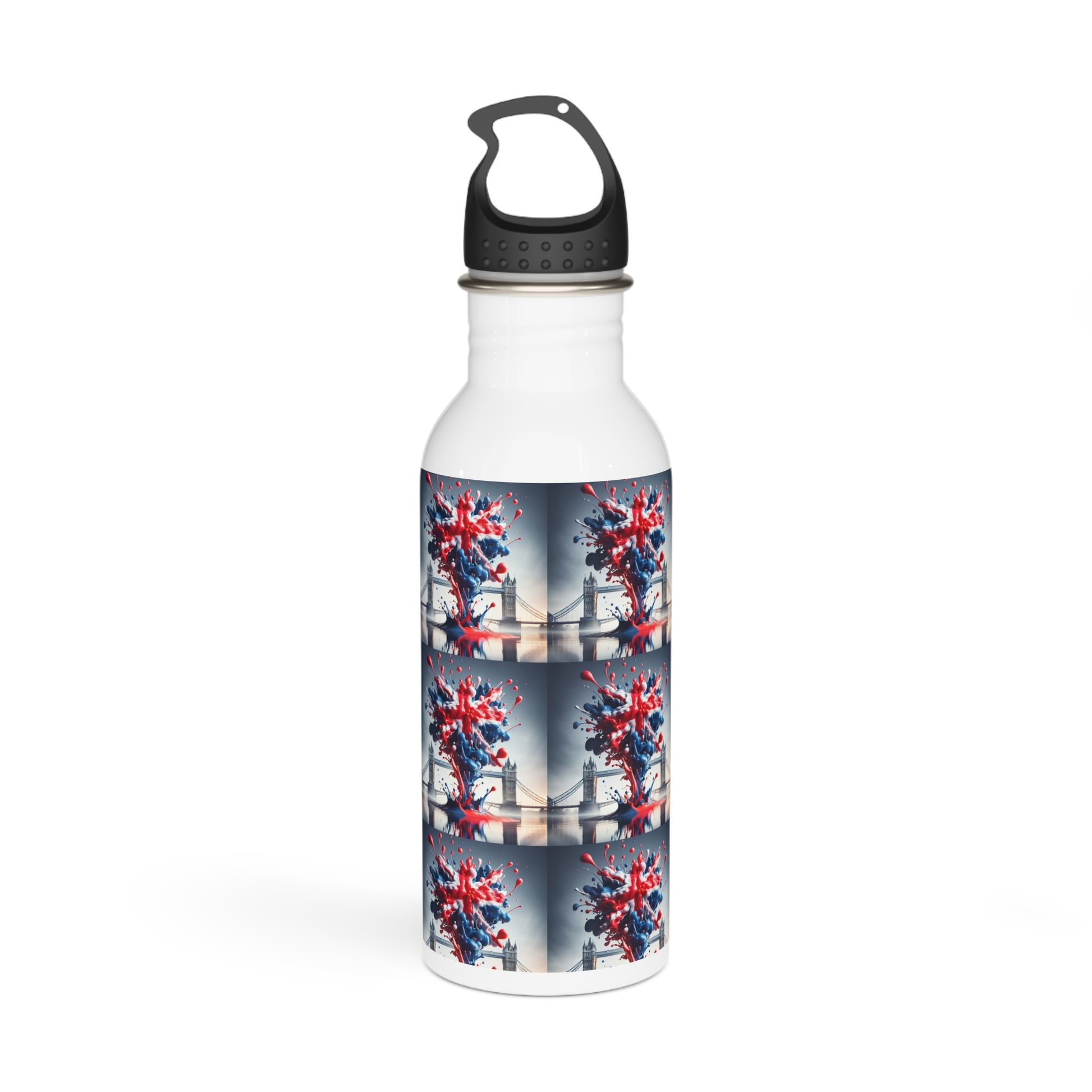Patriotic Stainless Steel Water Bottle - Union Jack Design - Premium Water Bottle from Printify - Just $15.47! Shop now at Craftklart.store