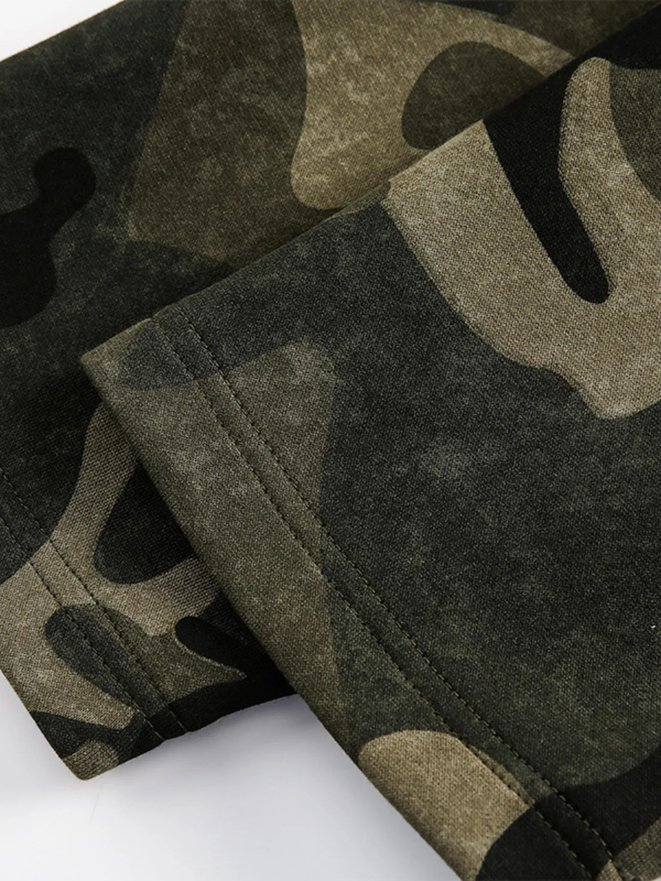 Men's Oversized Camouflage Heart Hoodie - Premium Hoodie from Trendsi - Just $77.48! Shop now at Craftklart.store