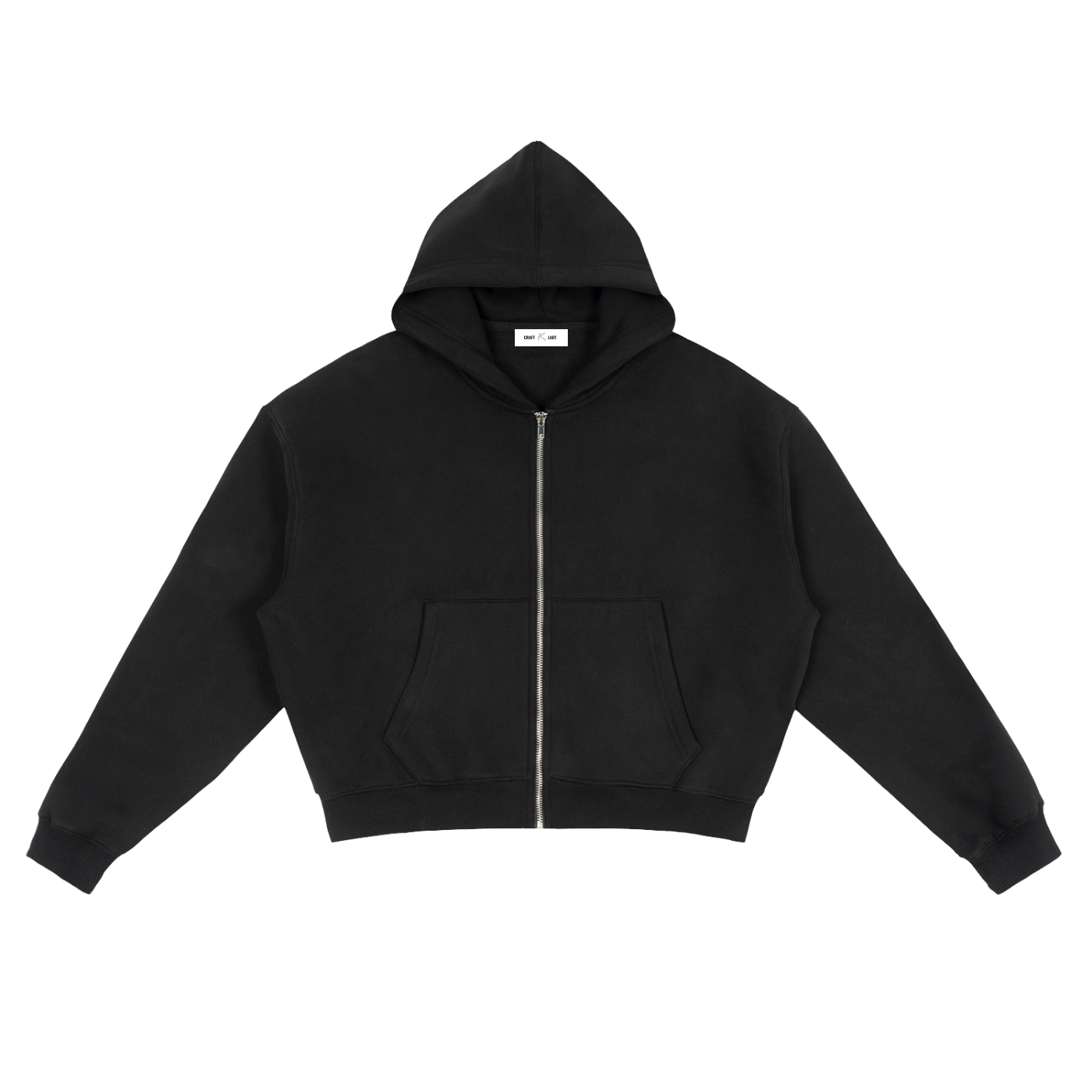 Fleece Zip-Up Boxy HoodieK Community