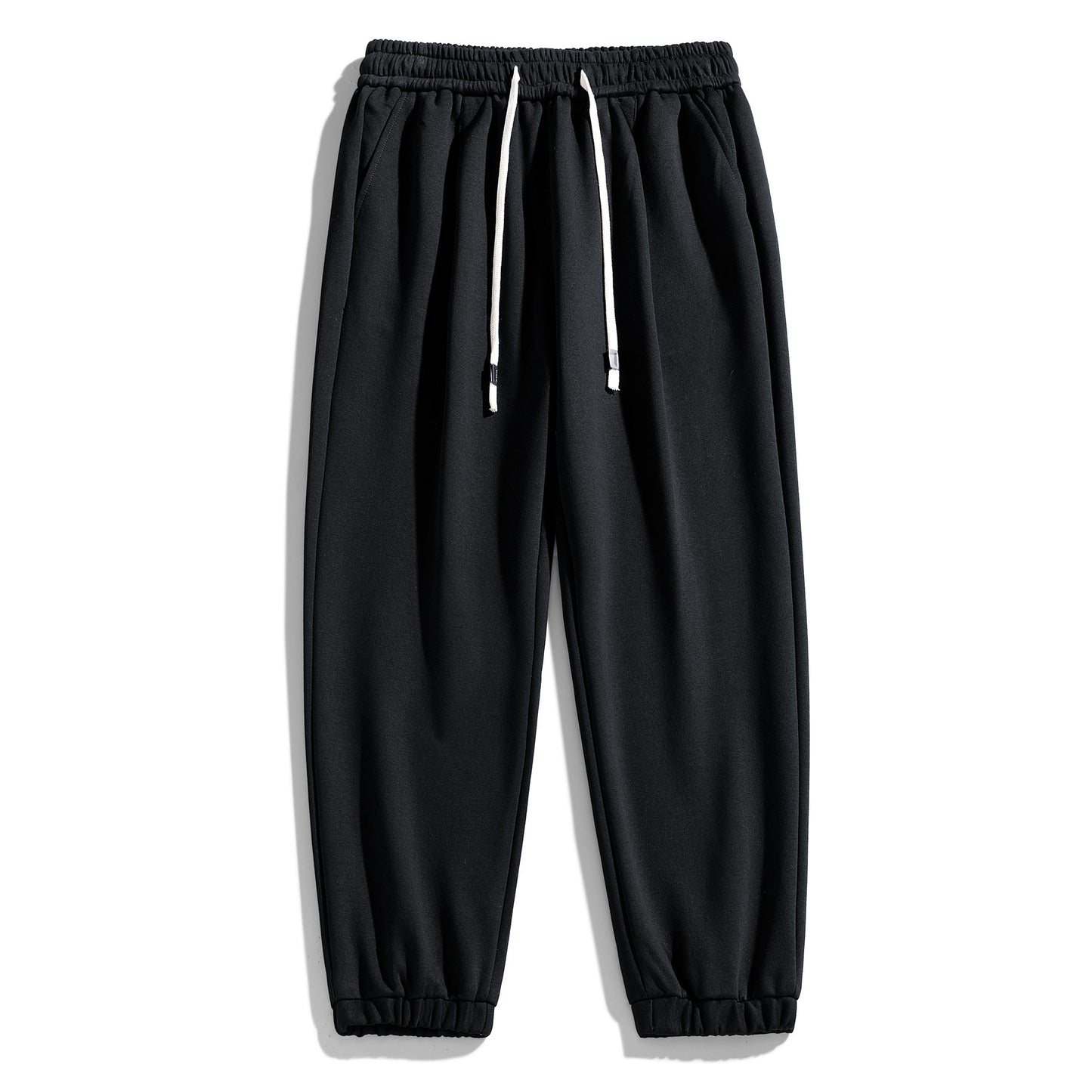 Solid Color Plus Size Round Neck Sweater Casual Pants Suit - Craftklart.store