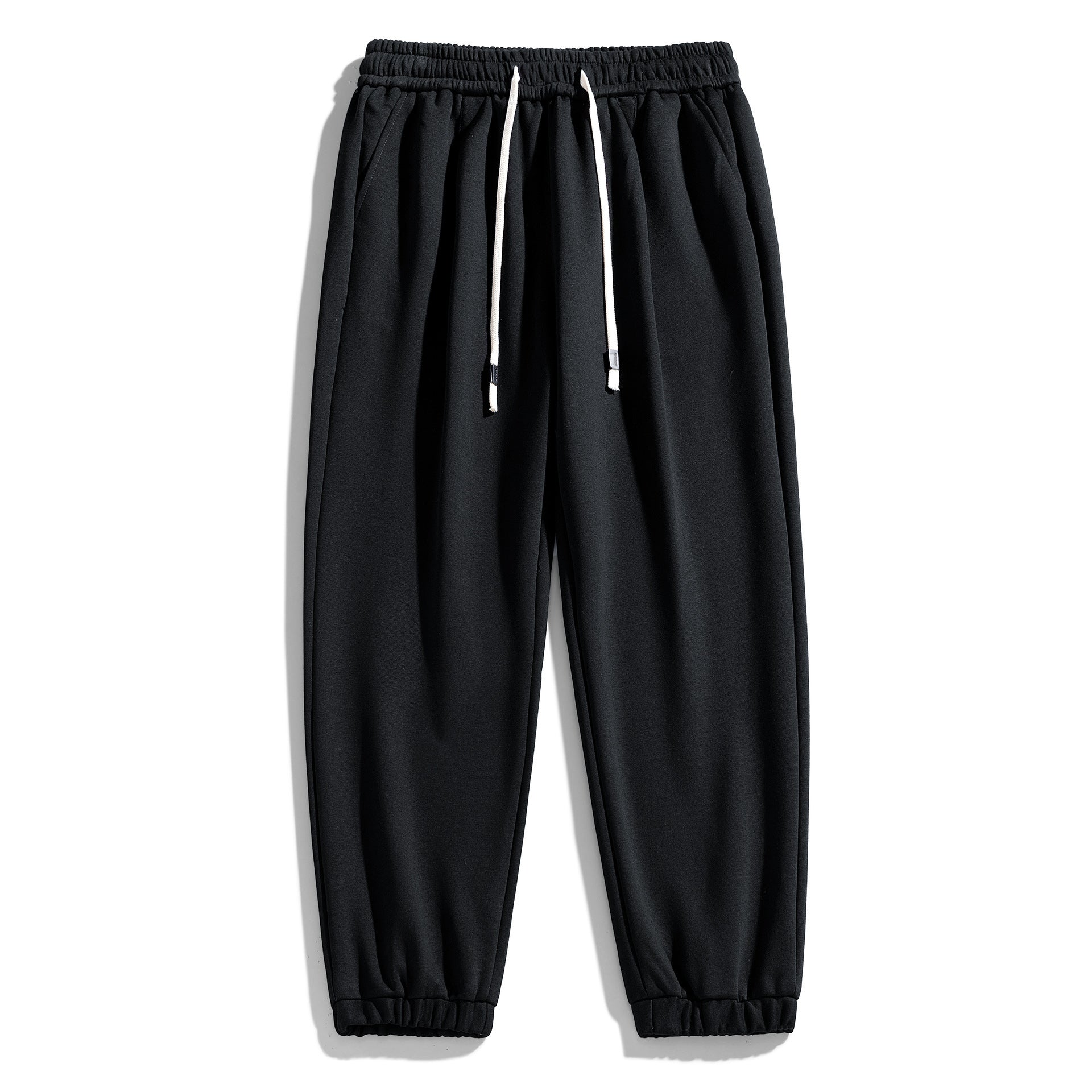 Solid Color Plus Size Round Neck Sweater Casual Pants Suit - Craftklart.store