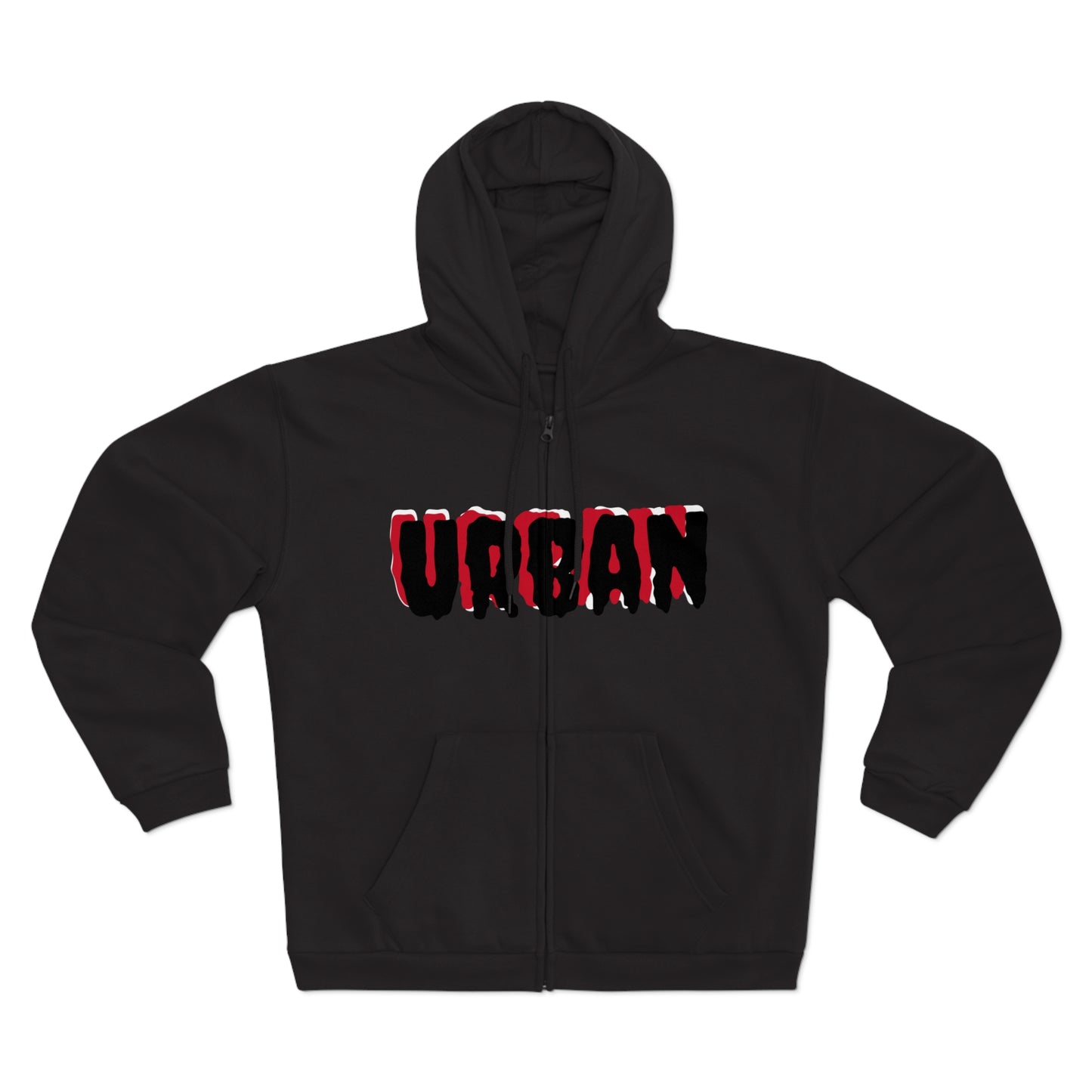 Urban Street Unisex Hooded Zip Sweatshirt - Premium Hoodie from Craftklart.store - Just $44.10! Shop now at Craftklart.store