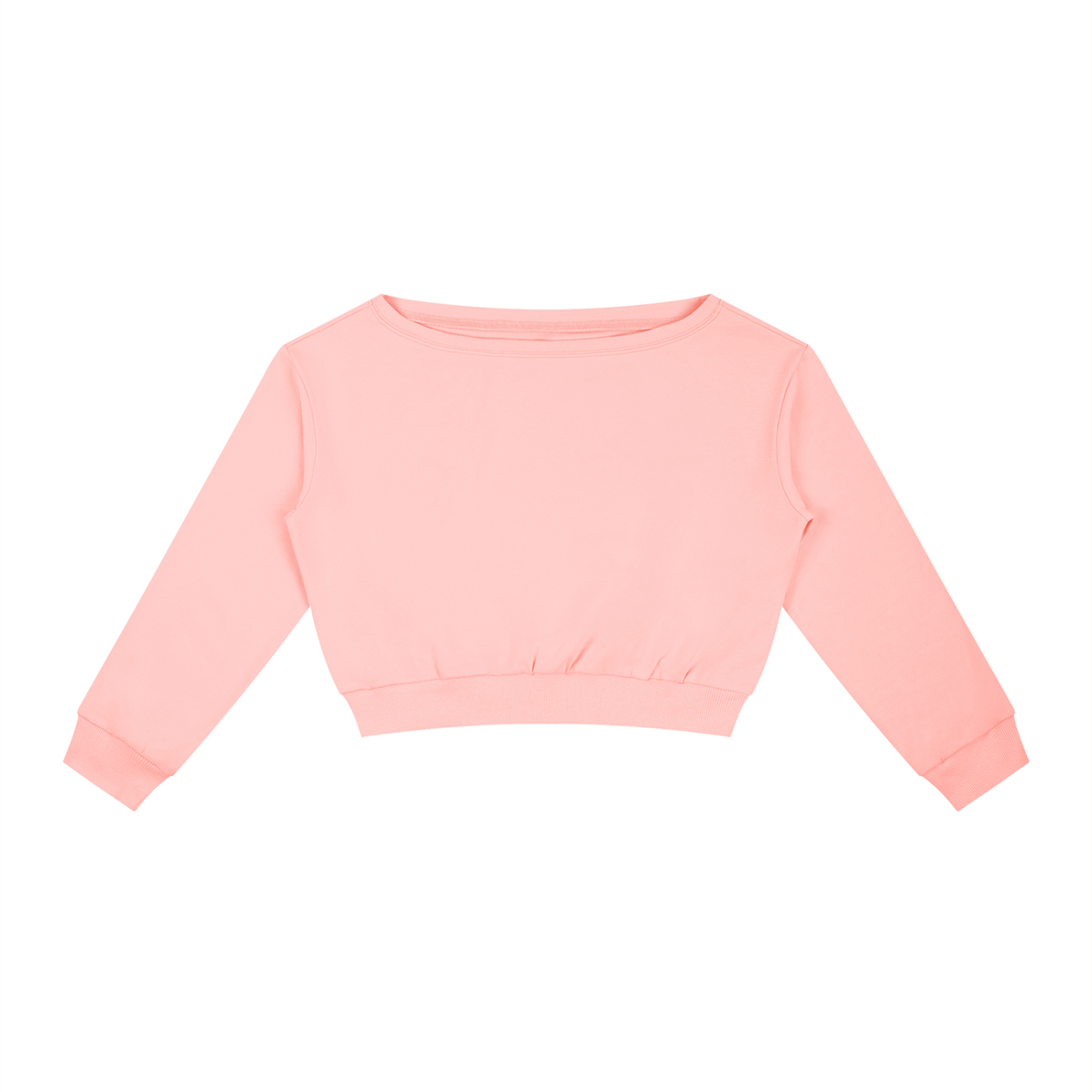 Urban Form ODMPOD women's off-shoulder crop sweatshirt, stylish shirt with a relaxed fit and trendy off-shoulder design.