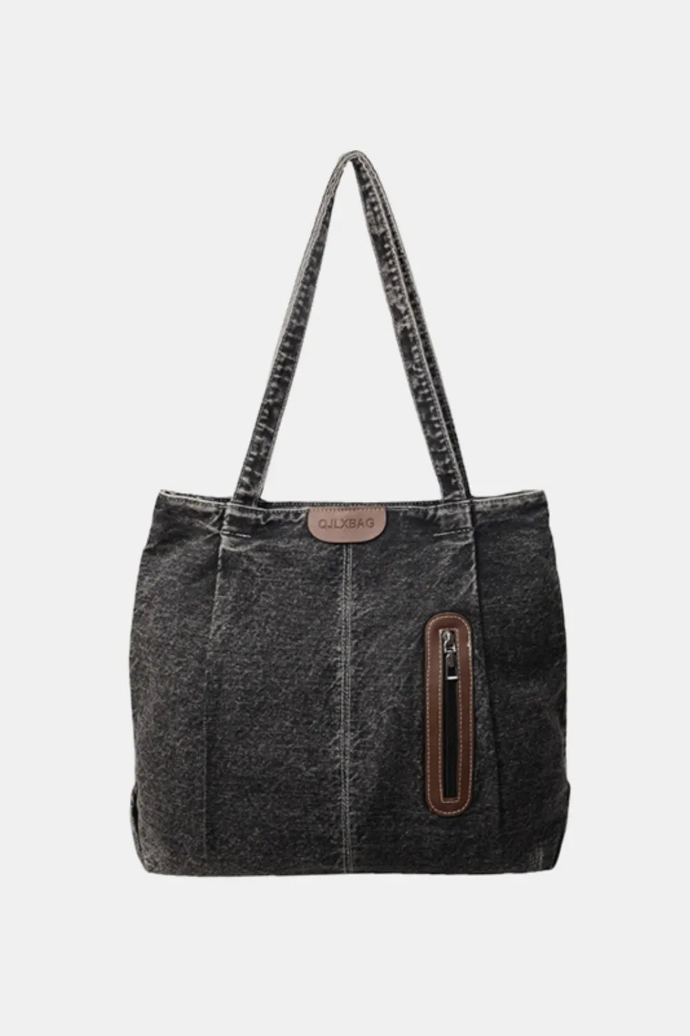 Medium Denim Tote Bag - Premium  from Trendsi - Just $20.47! Shop now at Craftklart.store