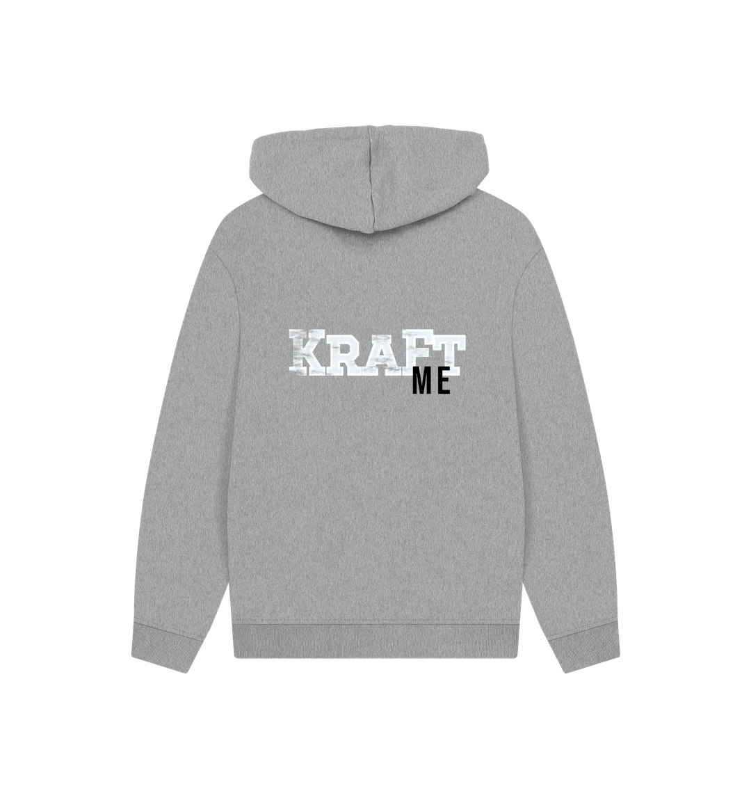 Athletic Grey Printed Hoody Back
