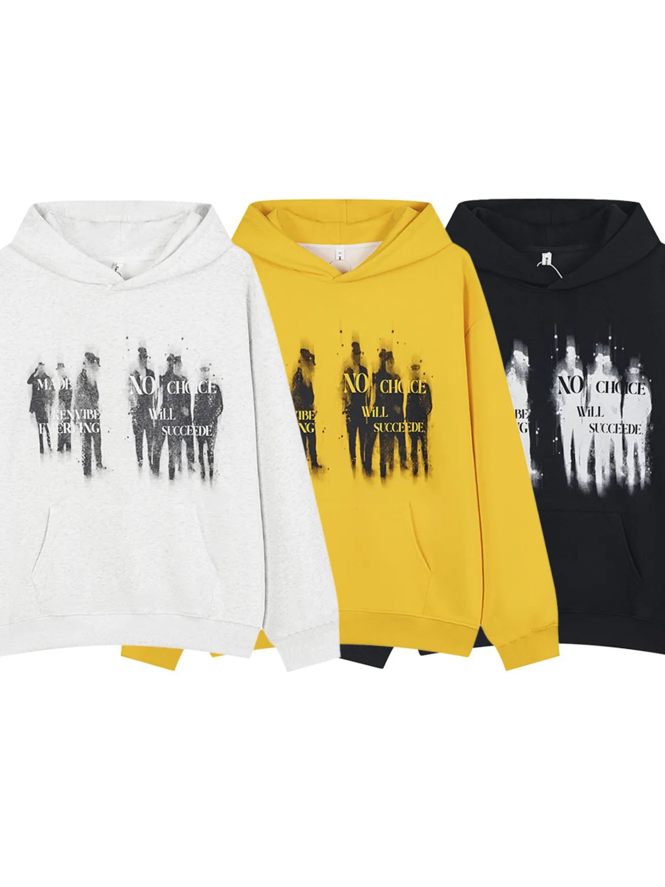 Men's Graphic Long Sleeve Hoodie - Premium Hoodie from Trendsi - Just $68.02! Shop now at Craftklart.store