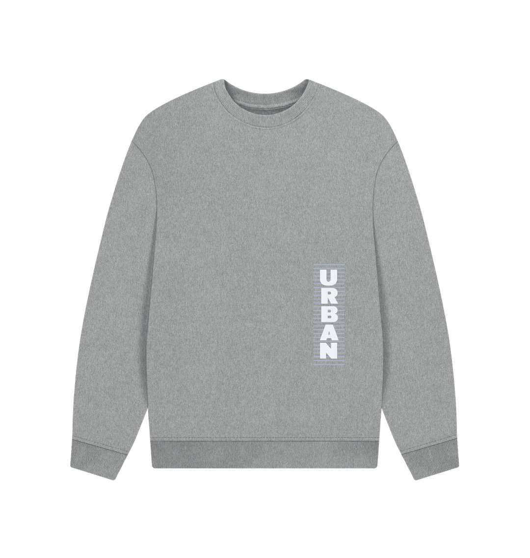 Athletic Grey Printed Sweater Front
