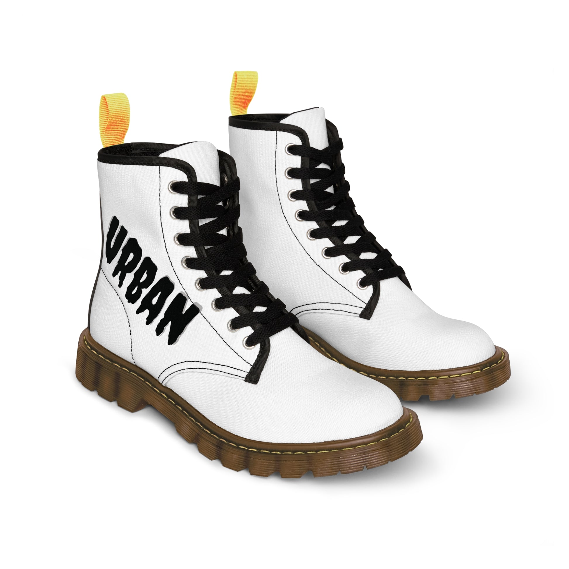 Men's  White Urban Canvas Boots - Premium Boots from Craftklart.store - Just $79.99! Shop now at Craftklart.store