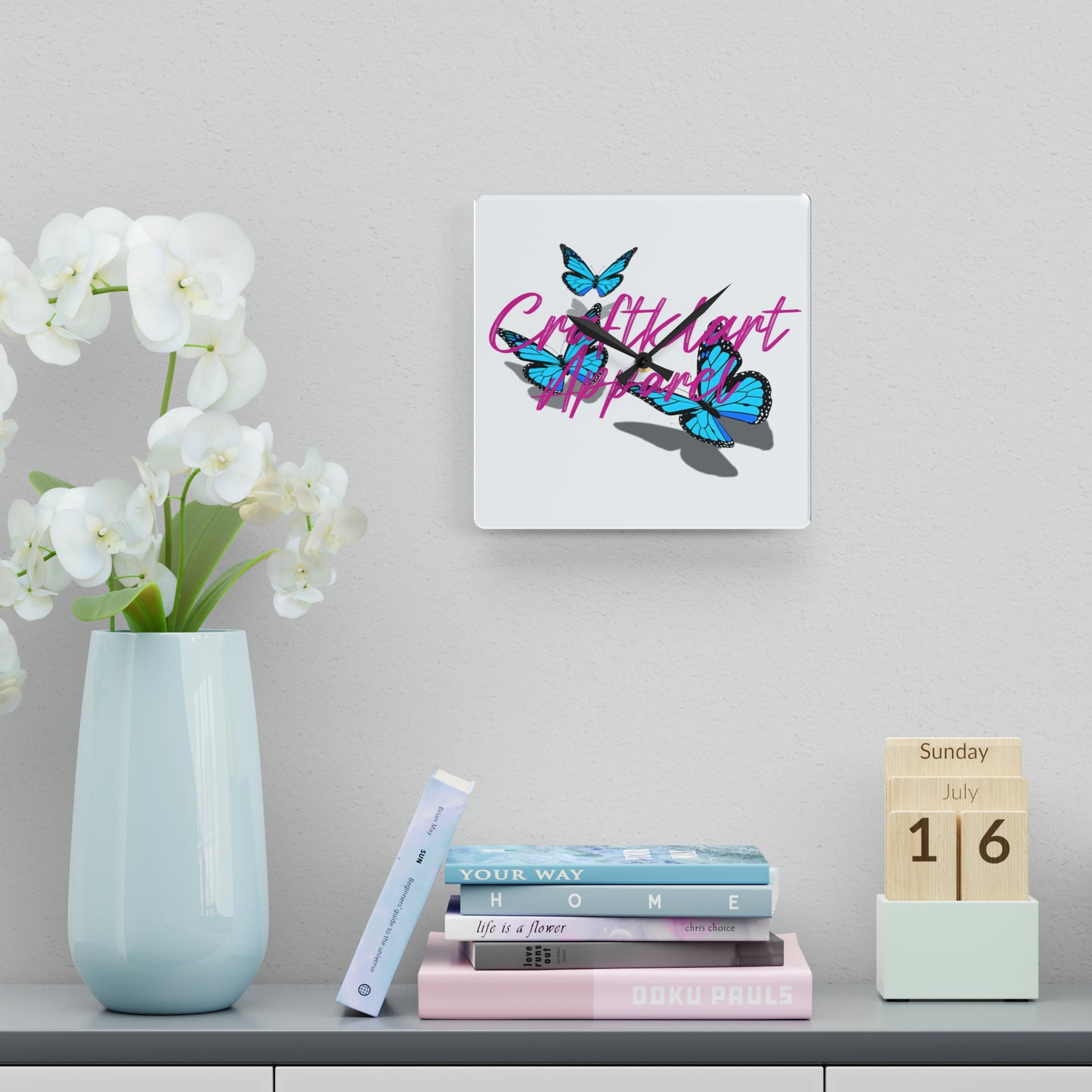 acrylic clocks