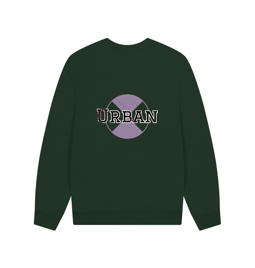 Evergreen Printed Sweater Back