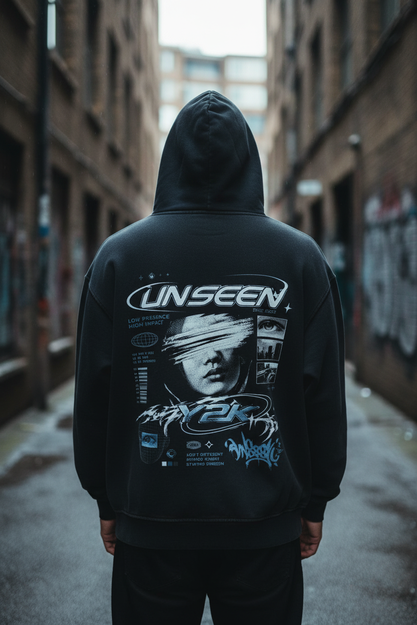 Washed Zip Hoodie — Raw Edge Fleece