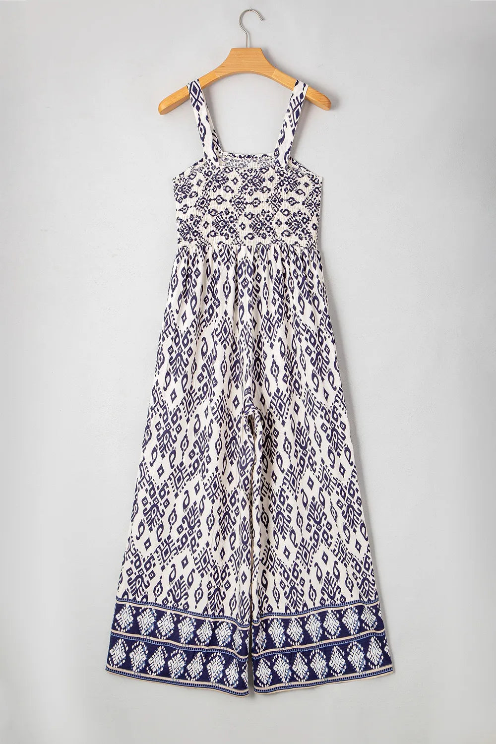 Bohemian Print Wide Leg Jumpsuit - Premium Jumpsuit from Trendsi - Just $36.37! Shop now at Craftklart.store