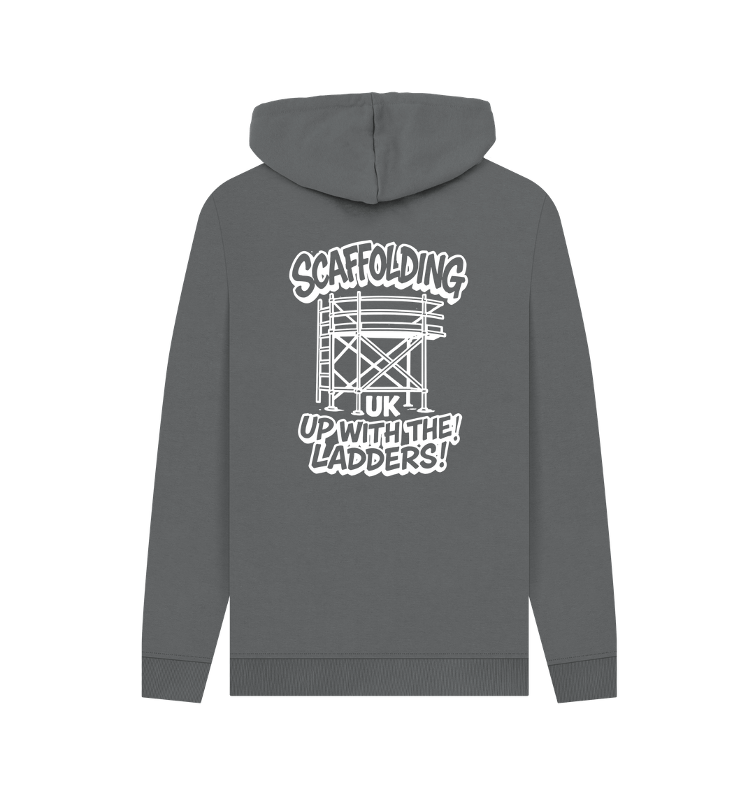 Slate Grey Printed Hoody Back
