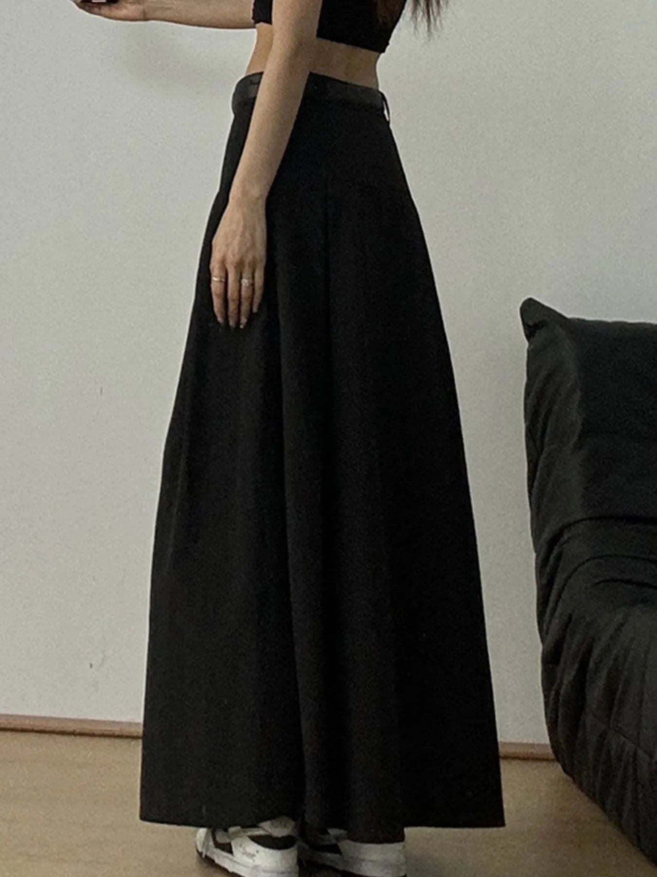 High Waist A-Line Maxi Skirt - Premium Skirt from Trendsi - Just $40.80! Shop now at Craftklart.store