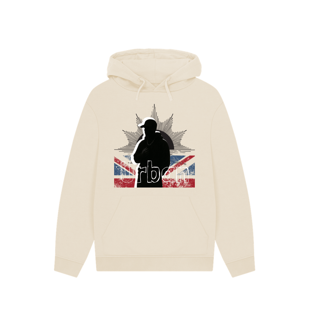 Oat Printed Hoody Front