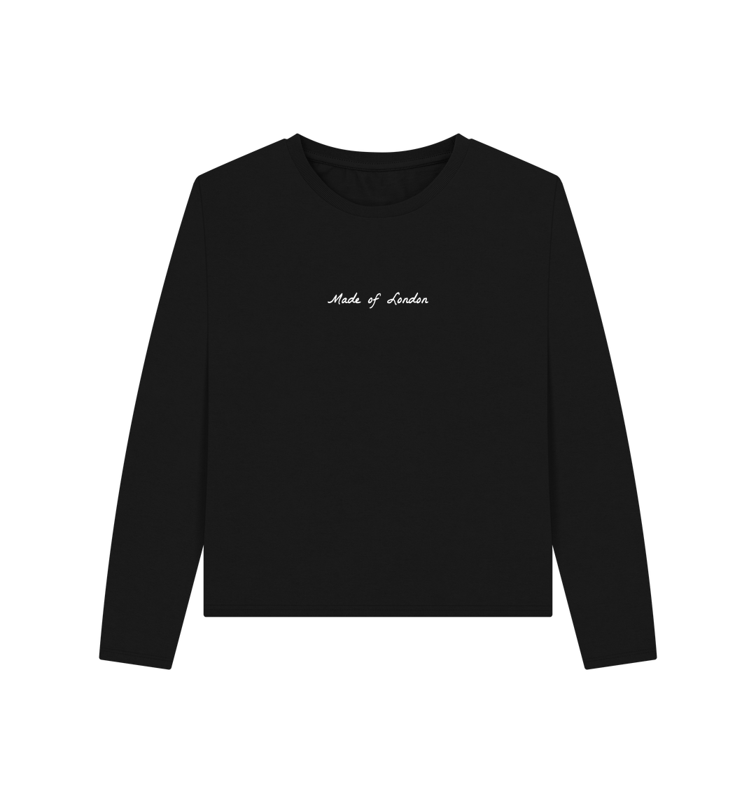Black Printed T-shirt Front