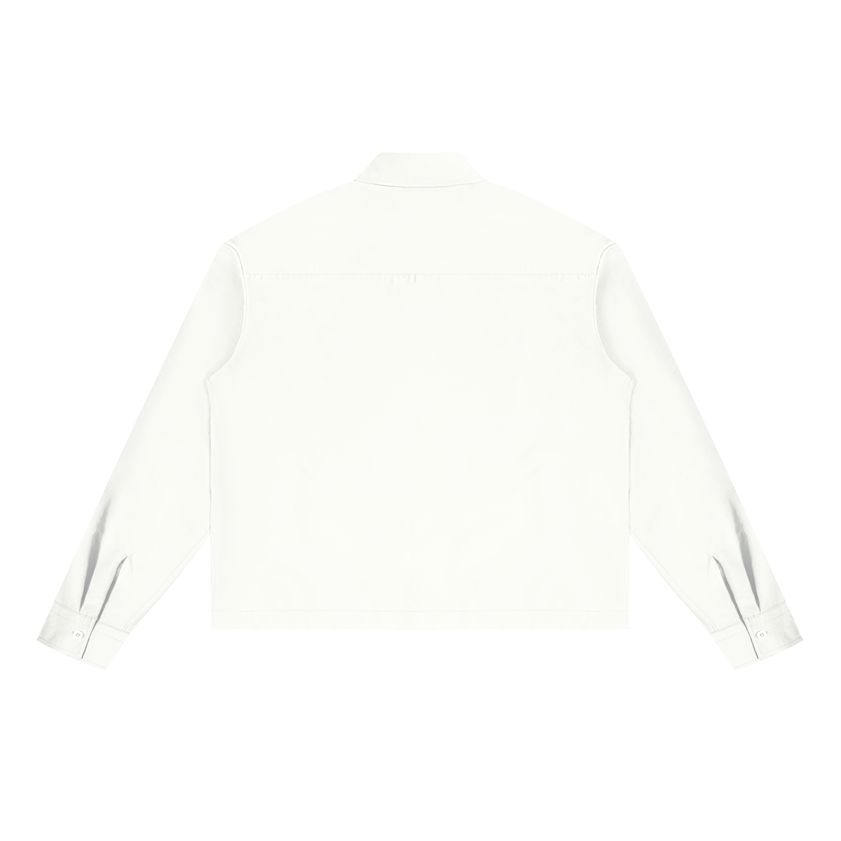 Plain Boxy Long Sleeve Shirt