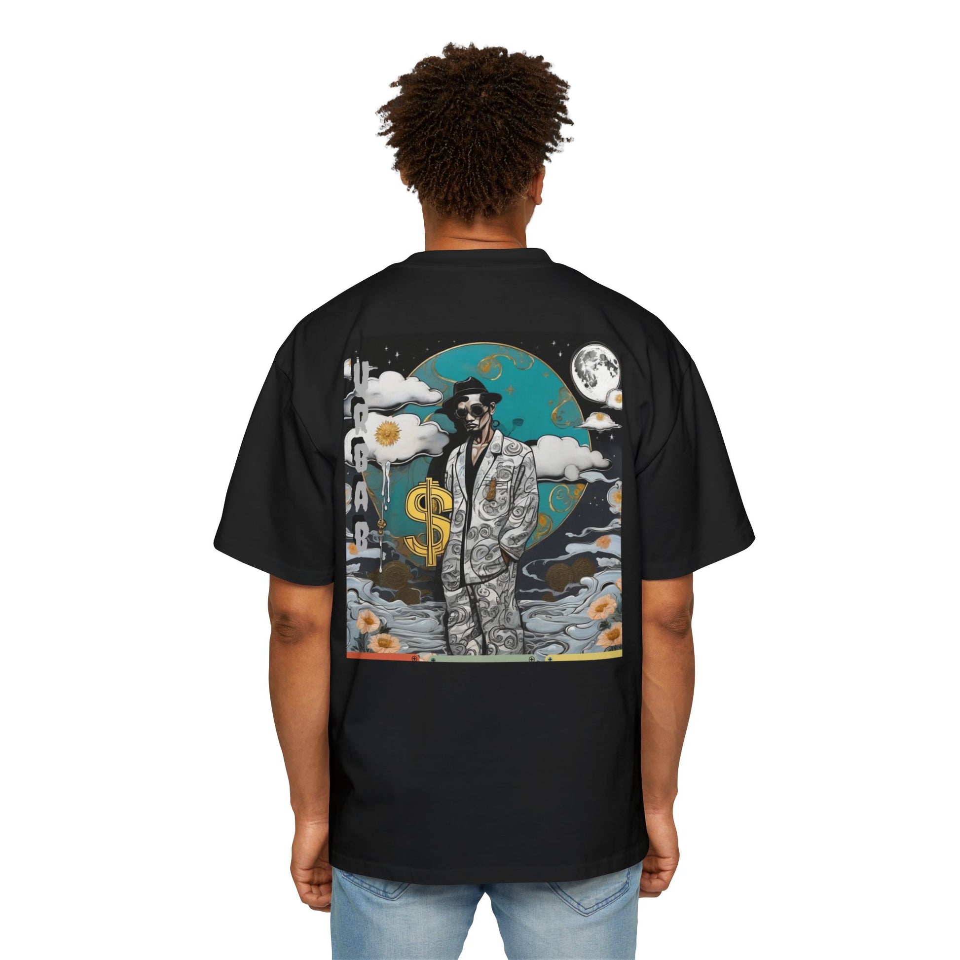 Urban Dollar Men's Heavy Oversized Tee - Premium T-Shirt from Craftklart.store - Just $33.73! Shop now at Craftklart.store