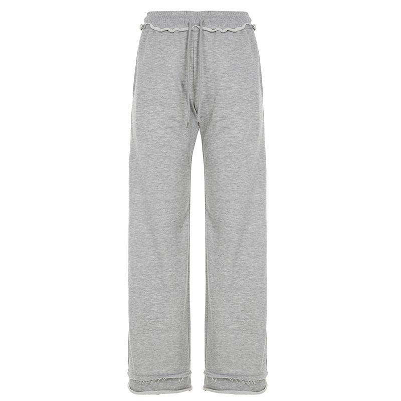 High Top Sports Trousers Two-Piece Set For Women | Minimalist Streetwear | Craftklart