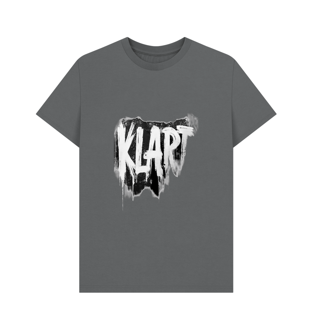 Slate Grey Printed T-shirt Front