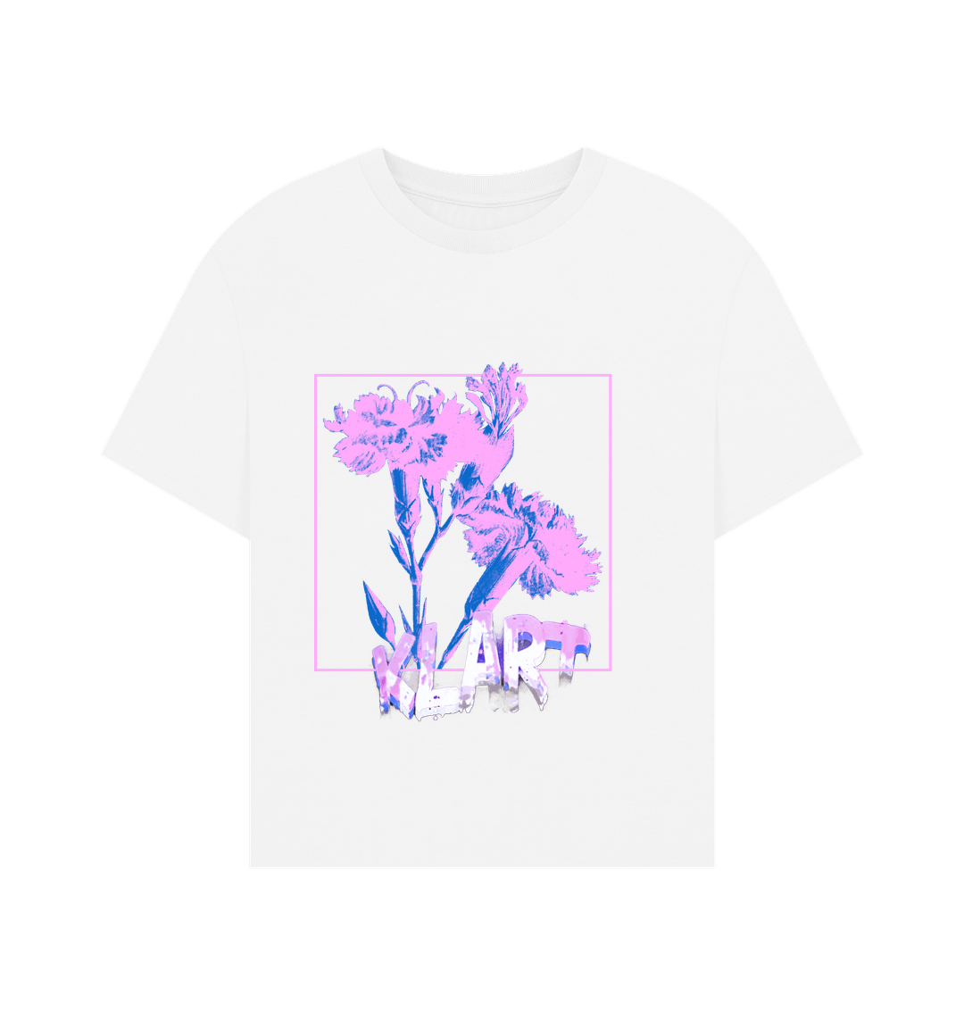 White Printed T-shirt Front