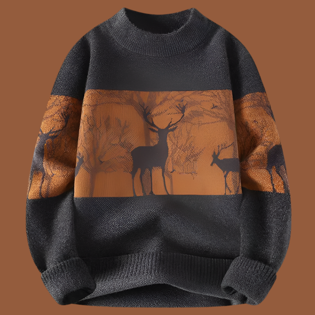 Christmas Sweaters Mens Fall Winter Casual O Neck Long Sleeve Knitted Jumpers Men Clothing Knitting Slim Fit Sweater Streetwear