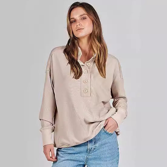 Casual Versatile Long Sleeves Patchwork Pocket Sweater - Craftklart.store