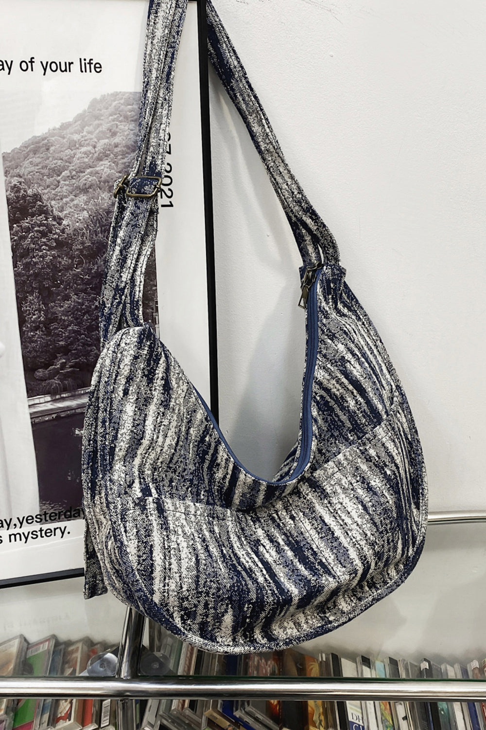 Canvas Sling Bag - Premium from Trendsi - Just $17.85! Shop now at Craftklart.store
