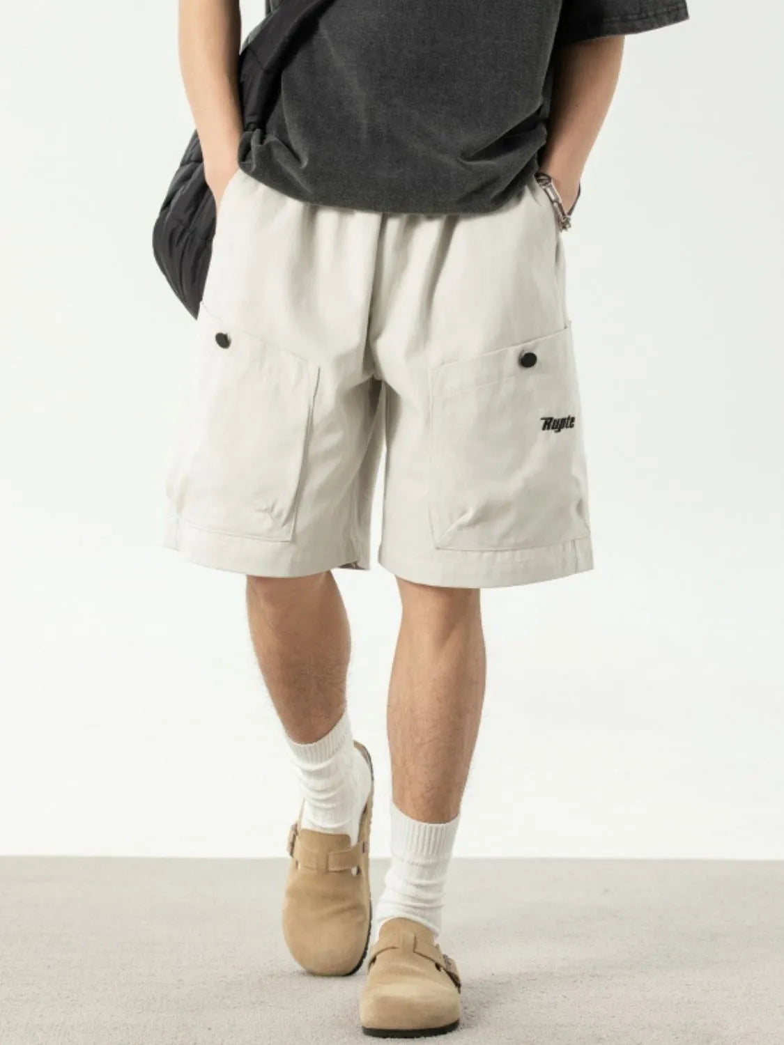 Men's Plus Size Drawstring Shorts with Pockets - Premium Cargo Shorts from Trendsi - Just $30.56! Shop now at Craftklart.store
