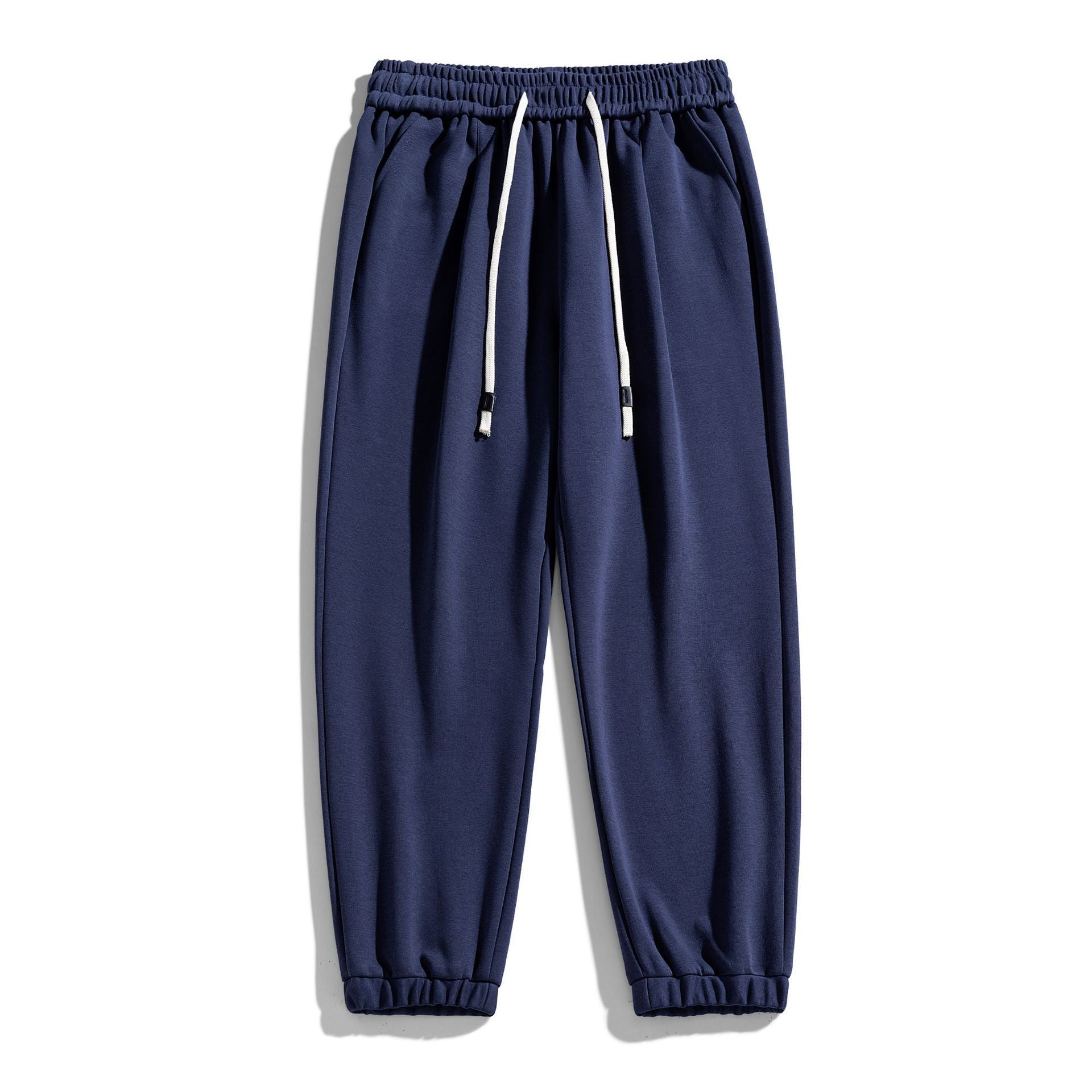 Solid Color Plus Size Round Neck Sweater Casual Pants Suit - Craftklart.store