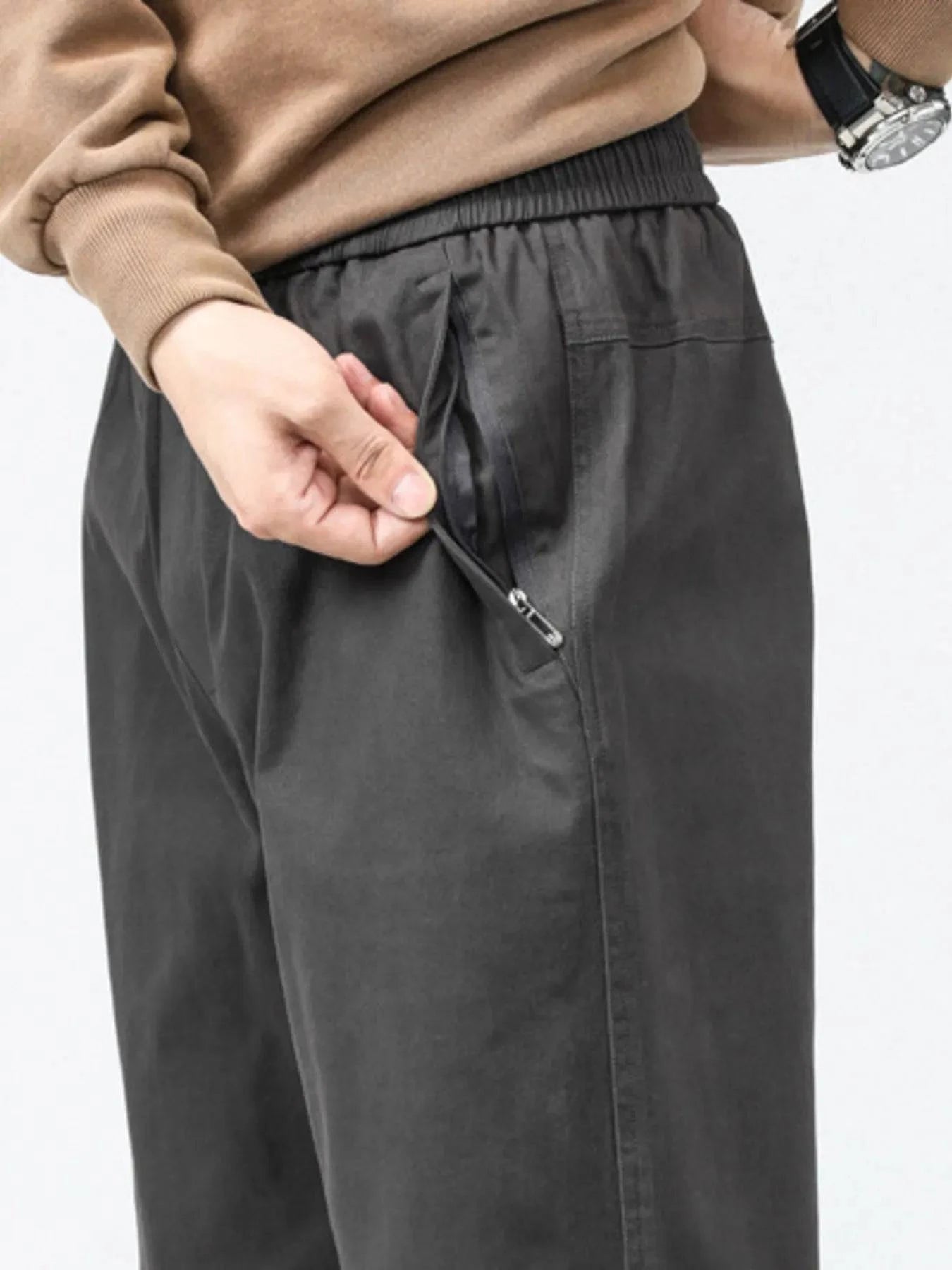 Men's Plus Size Relaxed Fit Casual Pants | Minimalist Streetwear | Craftklart