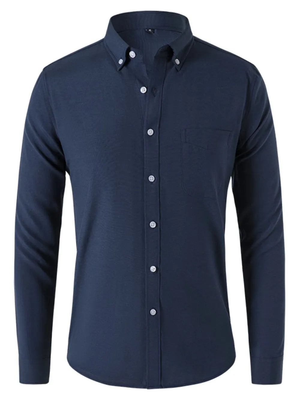 Men's Plus Size Button Down Collared Neck Shirt - Premium Shirt from Trendsi - Just $22.41! Shop now at Craftklart.store