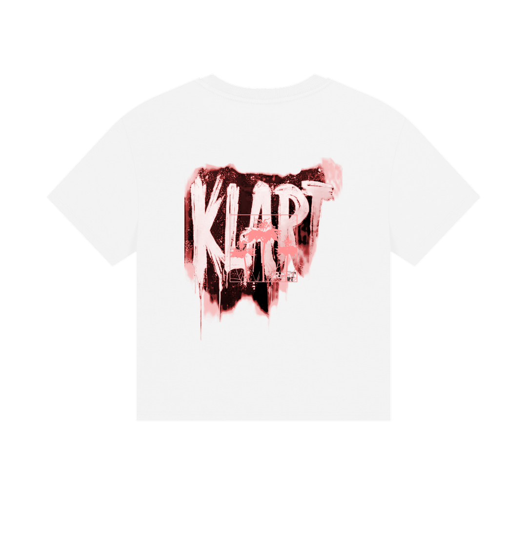 White Printed T-shirt Back