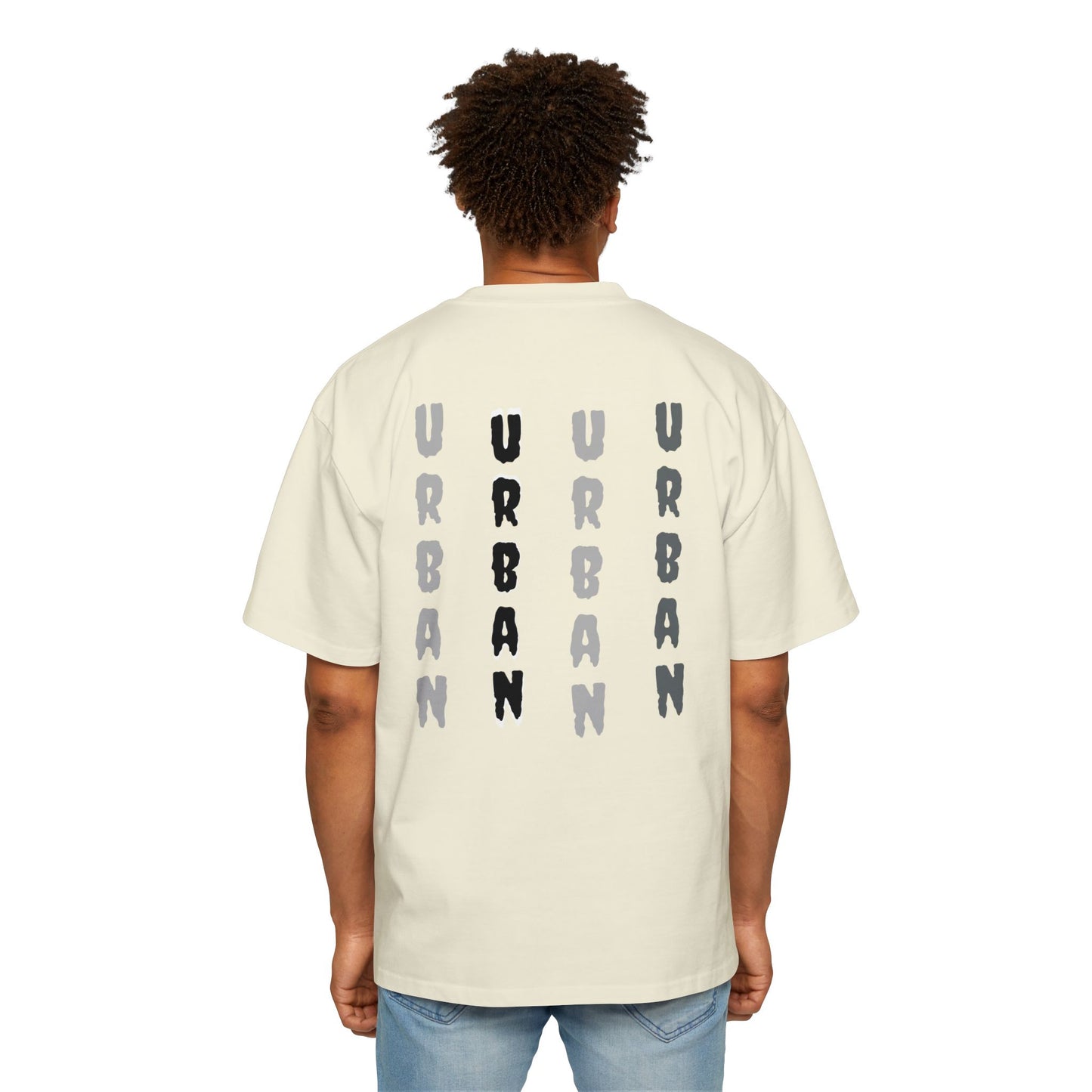 Urban Men's Heavy Oversized Tee - Premium T-Shirt from Craftklart.store - Just $33.73! Shop now at Craftklart.store