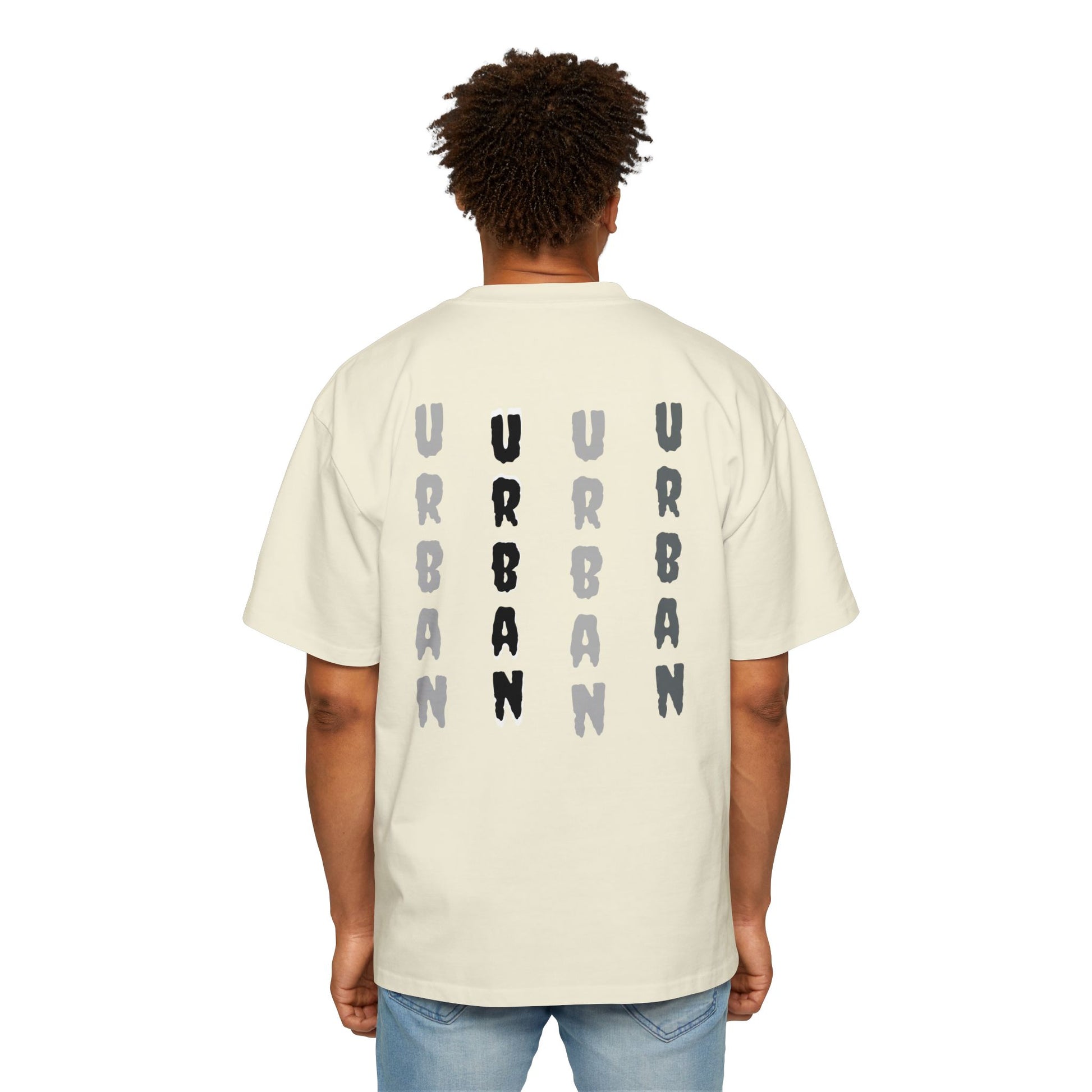 Urban Men's Heavy Oversized Tee - Premium T-Shirt from Craftklart.store - Just $33.73! Shop now at Craftklart.store