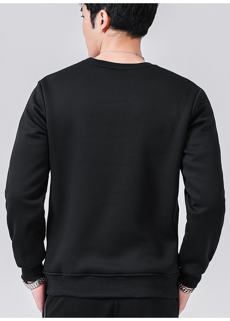 Fleece Lined Thick Round Neck Top - Craftklart.store