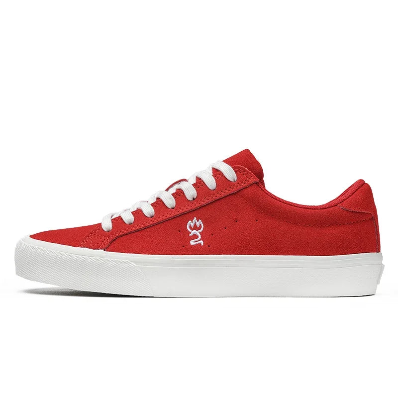 Streetwear Suede LeatherSkate Shoe - Premium Sneakers from Craftklart.store - Just $53.58! Shop now at Craftklart.store