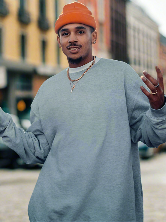 Men's Round Neck Long Sleeve Sweatshirt - Craftklart.store