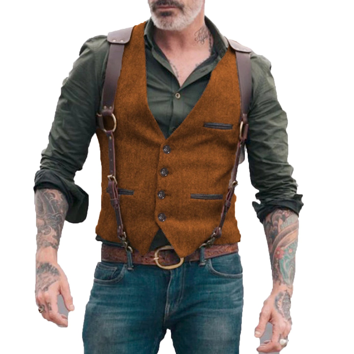 Men's Business Formal Dress Waistcoat