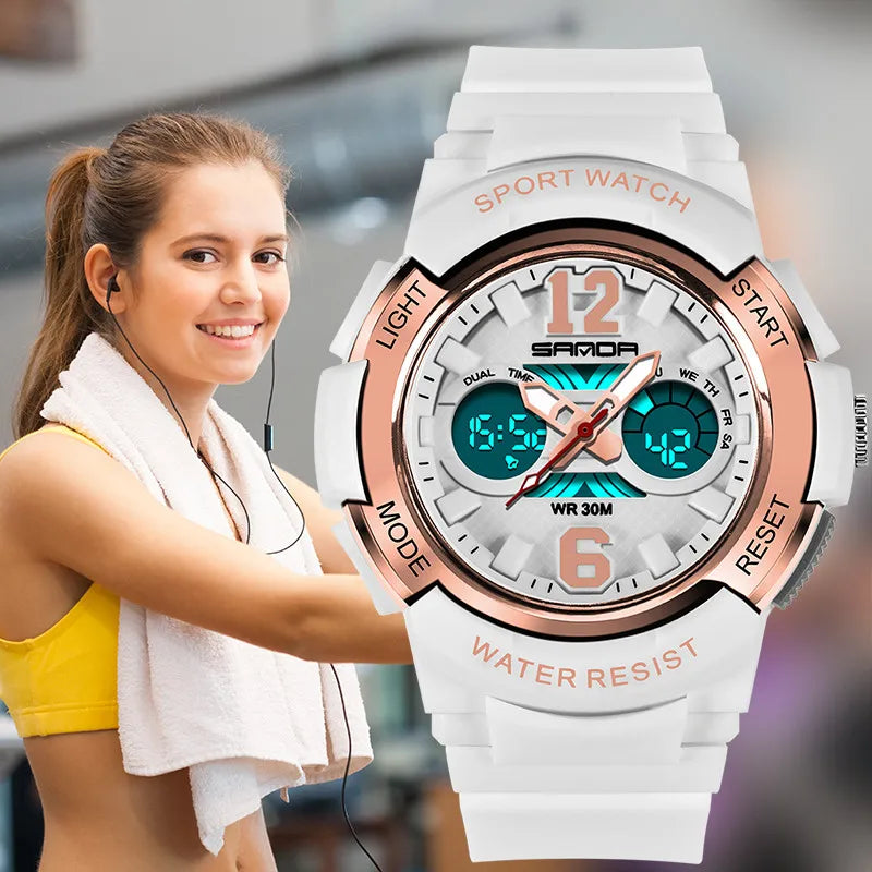 Digital LED Ladies Shock Military Electronic Army Wristwatch - Premium Watches from Craftklart Dropship - Just $18.89! Shop now at Craftklart.store