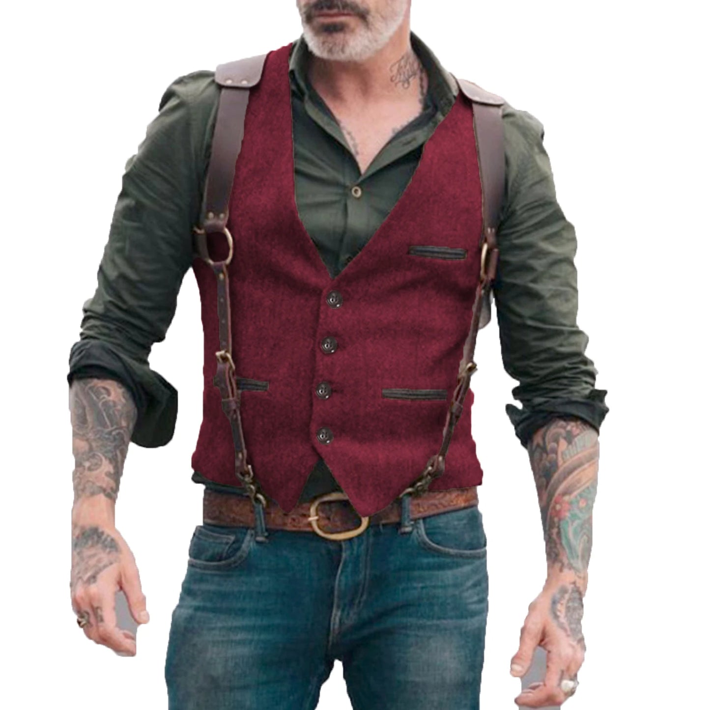 Men's Business Formal Dress Waistcoat