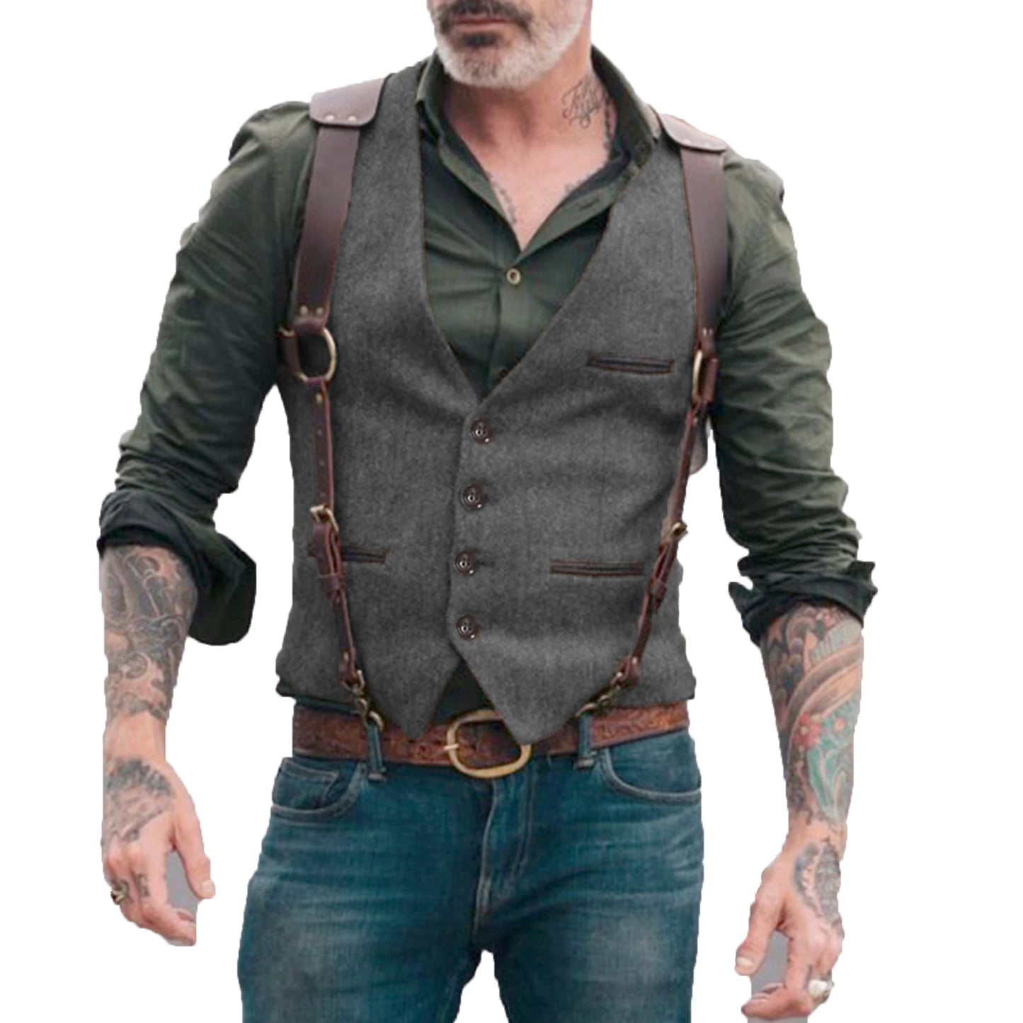 Men's Business Formal Dress Waistcoat