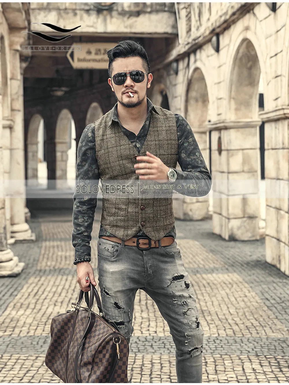 Urban Styled Men's Formal Business Waistcoat